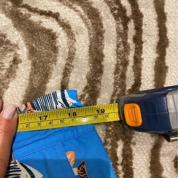 Bonobos Men’s Fish Swim Trunks Blue Size 35 Vacation Beach Swimming - Picture 7 of 9